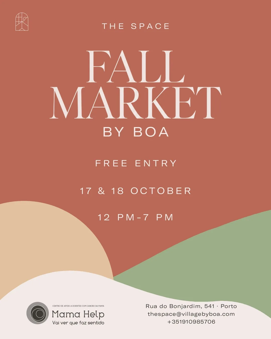 Cartaz do Fall Market by BOA, 17 e 18 de outubro